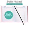 2026 Professional Hardcover Daily Diary Journal and Planner, 6.25"x8.25" (Red) - 2 of 4