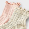Girls' 2pk Sparkle Dressy Ankle Socks - Cat & Jack™ - 3 of 3