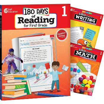 180 Days Of Reading, Writing And Math Grade 6: 3-book Set - (180