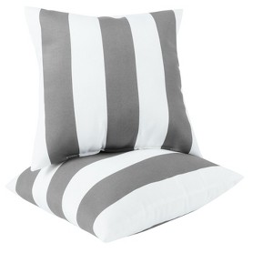 Kumasinova 18" Pillows Standard Size Set of 2,Waterproof Fade Resistant Bed Pillows for Patio,Garden&Poolside,Decorative Pillows for Bed - 1 of 4