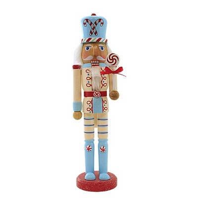 15.0 Inch Retro Candy Nutcracker Candy Cane Holiday Decorative Nutcrackers