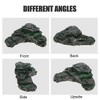 Unique Bargains Resin Tortoise Rock Turtle Basking Platform 8.1"x3.9"x2.9" Gray Green 1 Pcs - 3 of 4