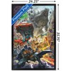 Trends International Justice League vs. Godzilla vs. Kong - Batman Rescue Framed Wall Poster Prints - 3 of 4
