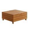 Alaterre Furniture Barton Eucalyptus Wood Outdoor Coffee Table with Storage Brown - 2 of 4