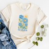 Simply Sage Market Summer Vibes Blue Flowers Short Sleeve Tee - 3 of 4