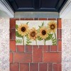 Stupell Industries Sunflowers & Vintage Letter Mail Printed Outdoor Door Mat, design by Kim Allen, 18"x30" - 4 of 4