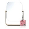 J&V TEXTILES Table Desk Vanity Makeup Mirror,7-Inch Portable Folding Mirror with Metal Stand 360°Adjustable Rotation - 4 of 4