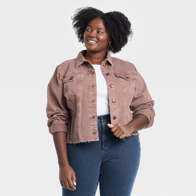 target womens denim jacket