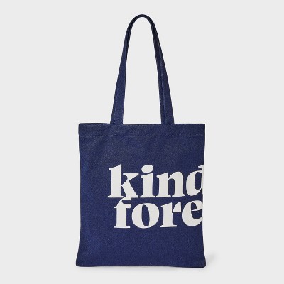 Kindness Magazine Tote Bag - Universal Thread™ Navy Blue