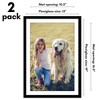 Americanflat 2 Pack of Picture Frames with Mat - Plexiglass Cover - 2 of 4