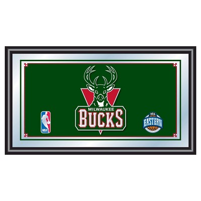  NBA Milwaukee Bucks Team Logo Wall Mirror 