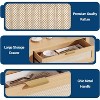 Sideboard Buffet Cabinet with Storage, Rattan Kitchen Buffet Accent Sideboard with Drawer and Adjustable Shelves, for Living Room, Entryway - 4 of 4