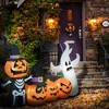 HOMCOM 7.5ft Inflatable Halloween Pumpkin Ghost Family, Halloween Decoration with LED Lights for Garden Indoor Outdoor - 2 of 4