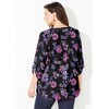 Catherines Women's Plus Size Breezeway Georgette Blouse - 3 of 4