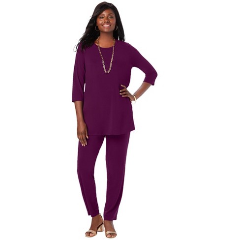 Tall Women's Purple Suits