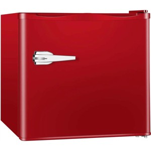Kismile 1.2 Cu.Ft Upright Freezer, Energy Saving and Low Noise, 3 temperature settings (Black) - 1 of 4