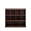 KWPZQEB Open Shelf Bookcase, 10 Cube Bookshelf, Mid-Century Wood Bookshelves Storage, Freestanding Horizontal Bookshelf Cube Shelf for Living Room - 4 of 4