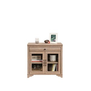 GDFStudio Winslow 31.5" Compact Wood Office Storage Cabinet - 1 of 4