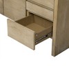 NicBex 60" 3-Door 3 Drawers Storage Cabinet, Semi-Open Shelf Sideboard Buffet Cabinet with Storage for Kitchen, Living Room, Entrance - 2 of 4