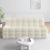 TiramisuBest Loveseats Sofa Bed with Pull-out Bed, Adjsutable Back and Two Arm Pocket,Grey - 2 of 4