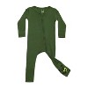Bellabu Bear Baby Evergreen Bamboo Convertible Footie - 2 of 4