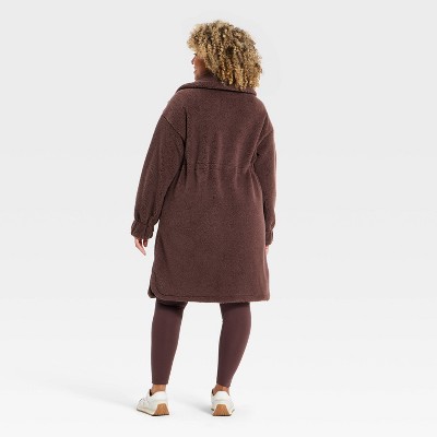 Women's Long High Pile Jacket - All In Motion