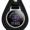 University of Central Arkansas Bears Black Leather Keychain - 3 of 4