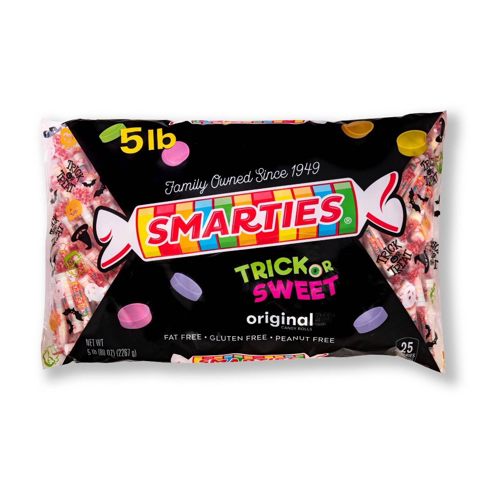 Smarties Halloween Trick or Sweet Candy Variety Pack - 80oz best by august 2024