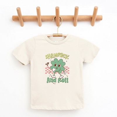 The Juniper Shop Shamrock And Roll Toddler Short Sleeve Tee
