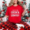 Simply Sage Market Hot Cocoa and Christmas Lights Garment Dyed Tee - 2 of 4
