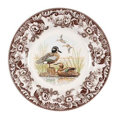 Spode Woodland 10.5” Dinner Plate, Perfect for Thanksgiving and Other Special Occasions, Made in England, Bird Motifs