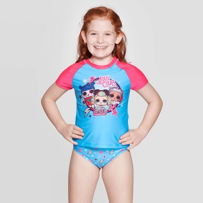 girls rash suit