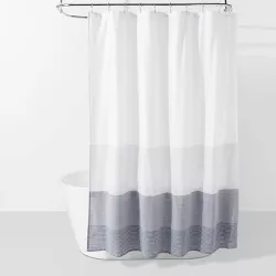 Nautical Shower Curtain Ombre Blue - Threshold™
