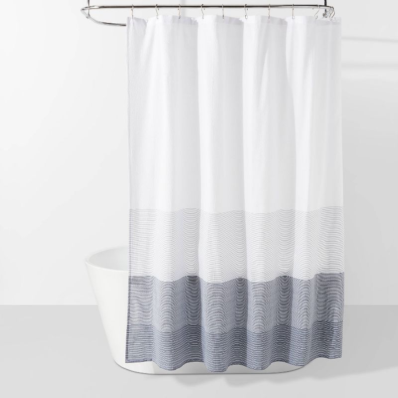 Nautical Shower Curtain Ombre Blue - Threshold&#8482;, 1 of 6