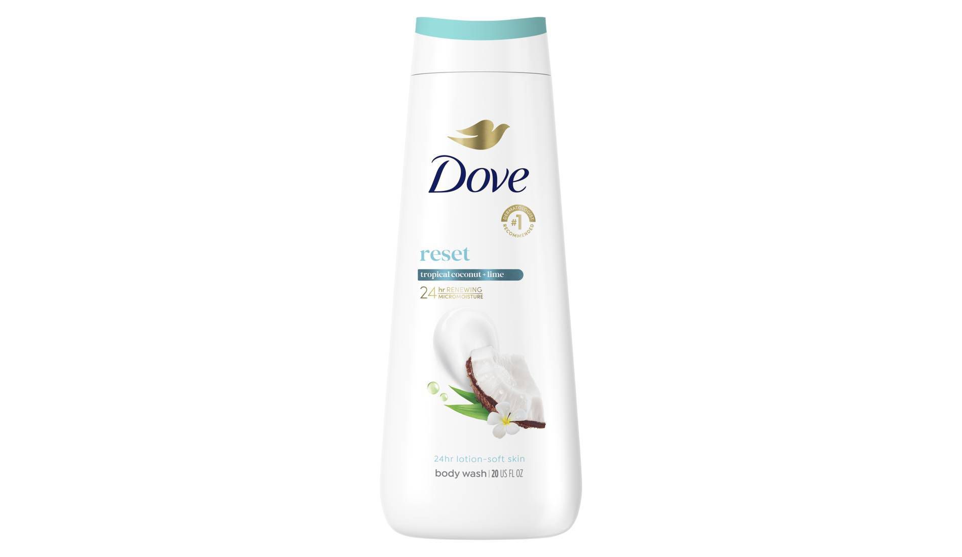 Dove Beauty Body Wash - Tropical Coconut & Lime - 20 fl oz: Paraben-Free, Sulfate-Free, Vegan, Whole Body