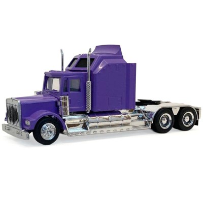 Kenworth W900 with Extra Large Sleeper Purple 1/87 (HO) Scale Plastic Model Car by Promotex