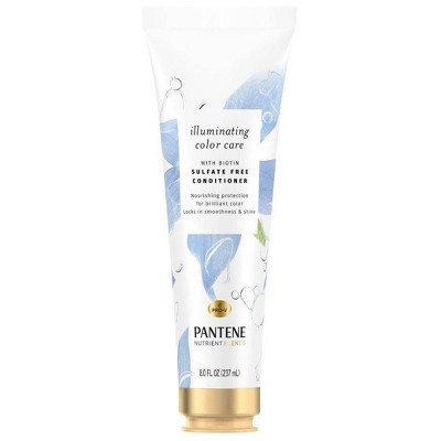 Pantene Sulfate Free Illuminating Color Care Conditioner for Color Protection, Nutrient Blends - 8.0 fl oz