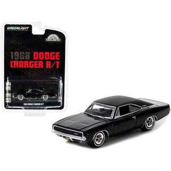 1968 Dodge Charger R/T Black "Hobby Exclusive" 1/64 Diecast Model Car by Greenlight
