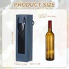 Unique Bargains Thick Kraft Paper Wine Gift Bags 13.7" x 3.7" x 3.5" 6 Pcs - 2 of 4