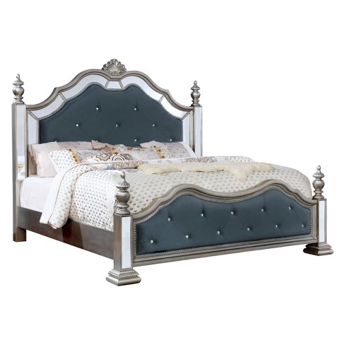 California King Divito Traditional, Mirror Bed Frame