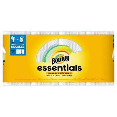 Image of Bounty Essentials Select-A-Size Paper Towels - 4 Double Rolls