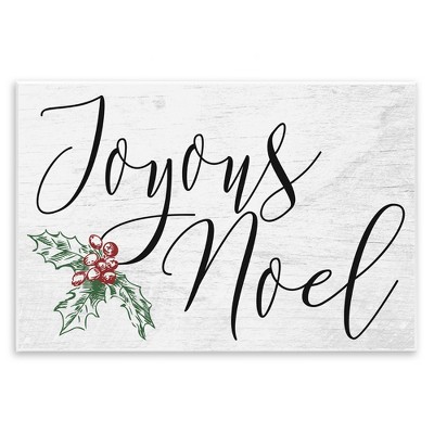 Stupell Industries Joyous Noel Christmas Botanicals, 19" x 13"