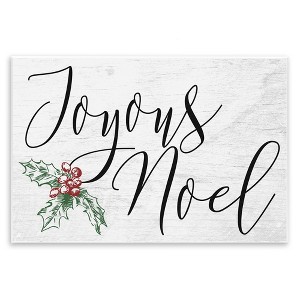 Stupell Industries Joyous Noel Christmas Botanicals, 19" x 13" - 1 of 4