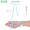 Unique Bargains Polyester Craft Decorative Ribbon Twist Tie Bows 7x5" 50 Pcs - 3 of 4