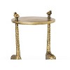 SPI Home Giraffe Pair End Table – Metal Animal Accent Table, 22" Height, Whimsical Safari Decor - 3 of 3