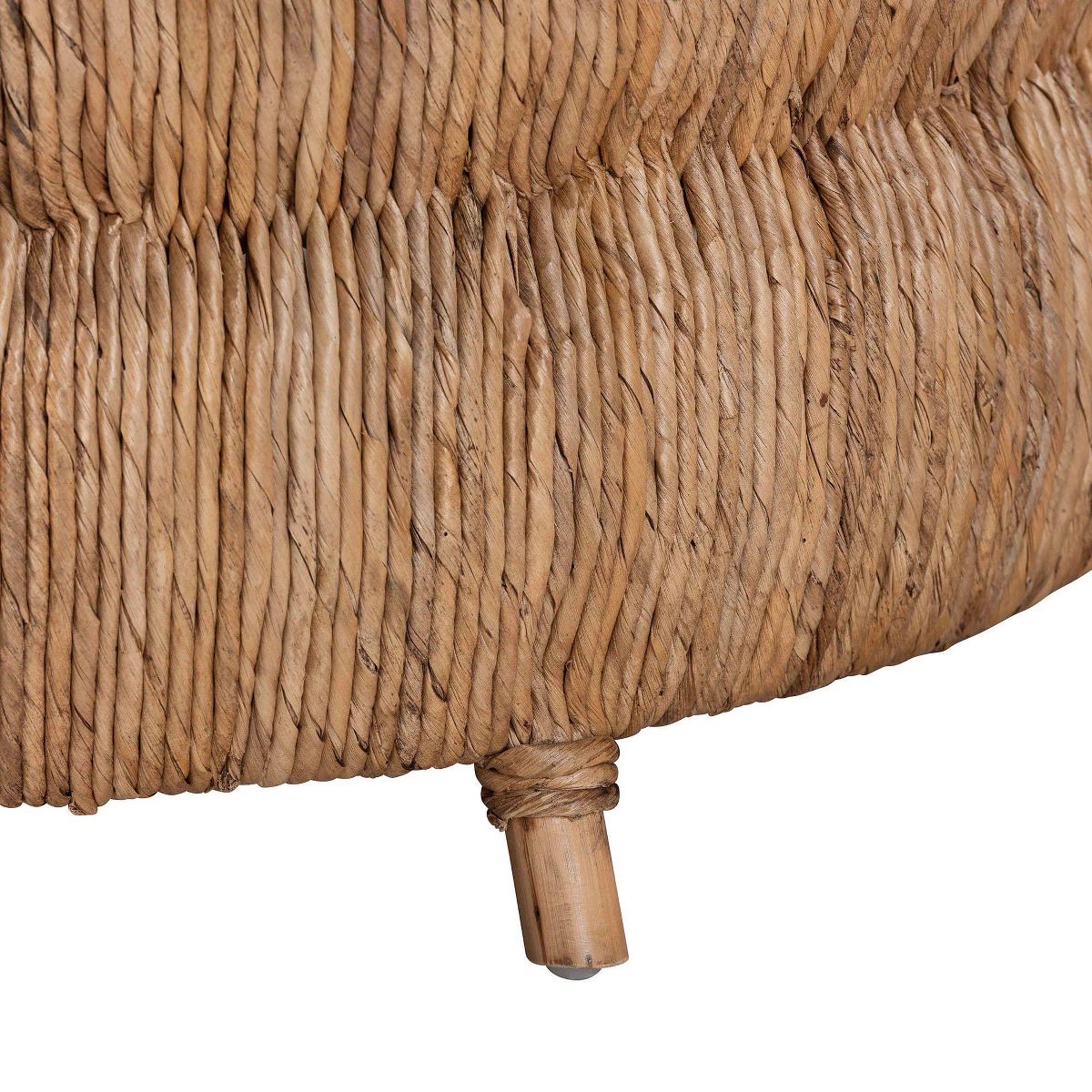 bali & pari Roma Rattan and Seagrass Coffee Table Natural Brown/Brown - thumbnail 6