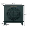 NicBex Sideboard Cabinet with 2 Doors Freestanding Buffet Storage Cabinet with Adjustable Shelf for Kitchen,Living Room, Dark Green - 3 of 4