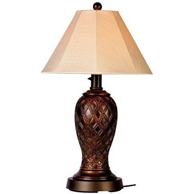 Patio Living Concepts Monterey Antique Beige Linen Sunbrella Shade Outdoor Lamp