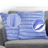 Cheer Collection Luxurious Faux Fur Throw Pillows Set of 2 - 4 of 4