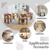 TiramisuBest Contemporary Designed Velvet Fabric Upholstered Accent Chair,Barrel Side Chairs for Living Room Set of 2 - 4 of 4